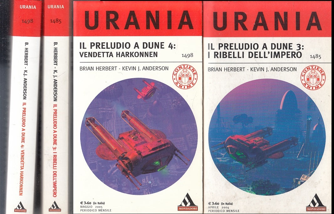 LF- URANIA 1485,1498 IL PRELUDIO A DUNE 3/4 2 VOLUMI- HERBERT ANDERSON- B-ZFS243