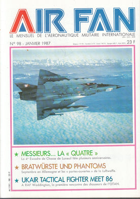 LM- RIVISTA AIR FAN 98/109 ANNATA COMPLETA 1987 AERONAUTIQUE MILITARE - YFS