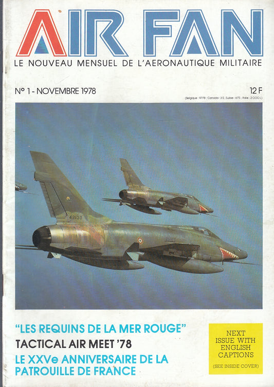 LM- RIVISTA AIR FAN 1/14 ANNATE COMPLETE 1978/1979 AERONAUTIQUE MILITARE - YFS