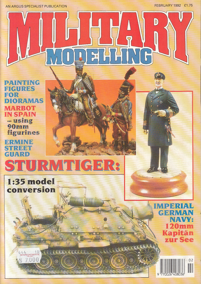 LM- RIVISTA MILITARY MODELLING FEBBRAIO/DICEMBRE 1992 QUASI COMPLETA - S - YFS