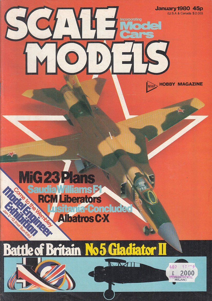 LM- RIVISTA SCALE MODELS GENNAIO/DICEMBRE 1980 ANNATA COMPLETA - S - YFS