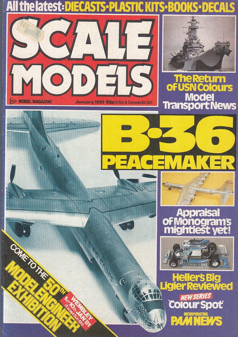 LM- RIVISTA SCALE MODELS GENNAIO/DICEMBRE 1981 ANNATA COMPLETA - S - YFS