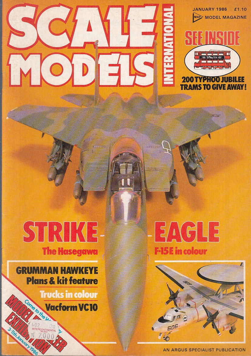 LM- RIVISTA SCALE MODELS GENNAIO/DICEMBRE 1986 ANNATA COMPLETA - S - YFS