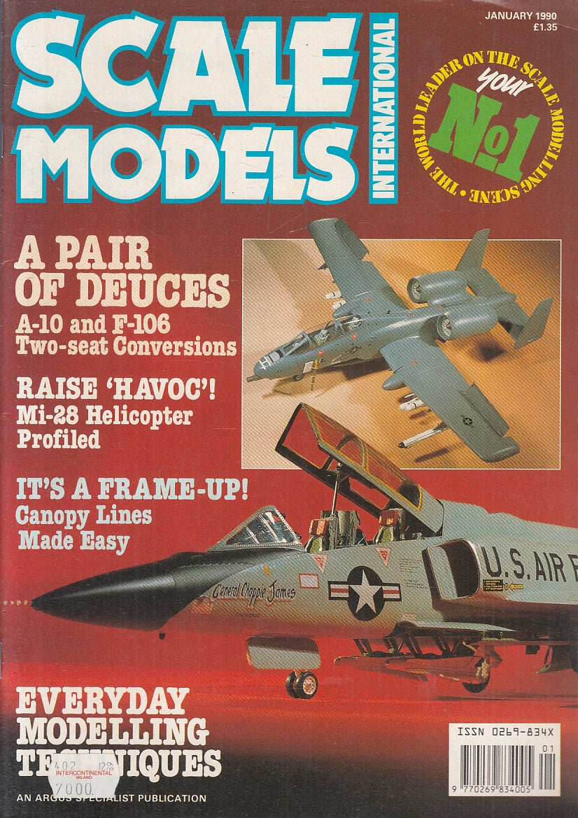 LM- RIVISTA SCALE MODELS GENNAIO/DICEMBRE 1990 ANNATA quasi COMPLETA - S - YFS