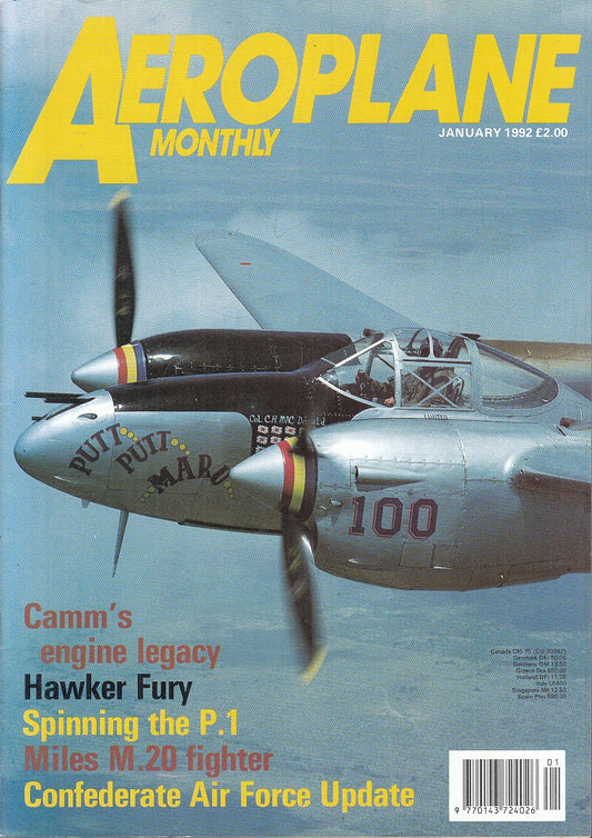 LM- RIVISTA AEROPLANE MONTHLY GENNAIO/DICEMBRE ANNATA COMPLETA 1992 - S - YFS