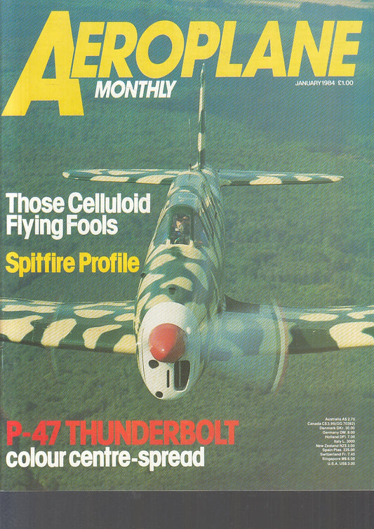 LM- RIVISTA AEROPLANE MONTHLY GENNAIO/DICEMBRE ANNATA COMPLETA 1984 - S - YFS