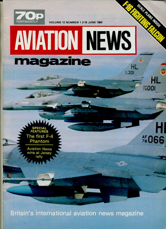 LM- RIVISTA AVIATION NEWS VOLUME 12 1/26 COMPLETA 1983/1984 INGLESE - S - YFS
