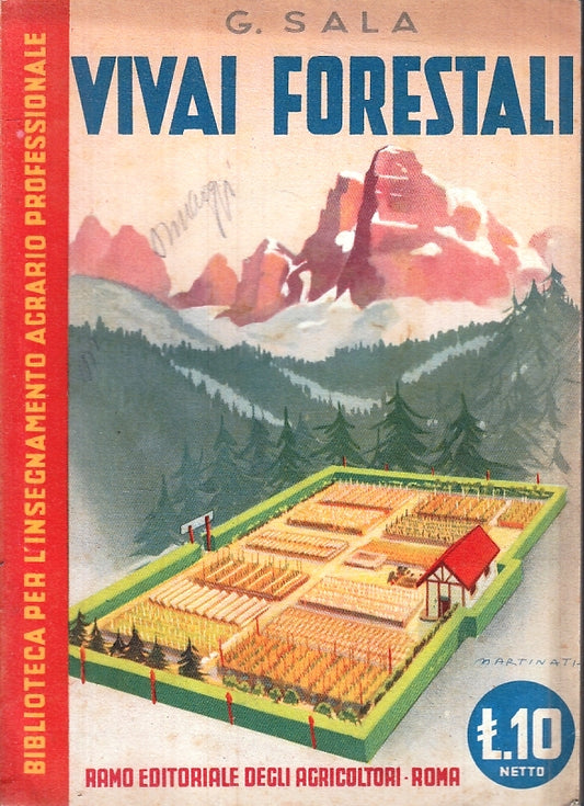 LZ- VIVAI FORESTALI - SALA- RAMO EDITORIALE DEGLI AGRICOLTORI--- 1943- B- ZFS115