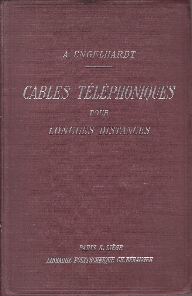 LZ-CABLES TELEPHONIQUES POUR LONGUES DISTANCES - ENGELHARDT ---- 1928- C- ZFS315