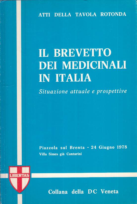 LS- IL BREVETTO DEI MEDICINALI IN ITALIA -- LIBERTAS --- 1978 - B - ZTS314