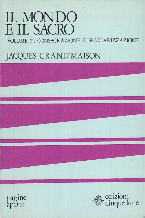 LS- MONDO SACRO VOL.2 CONSACRAZIONE - GRAND'MAISON- 5 LUNE --- 1971 - B - ZTS671