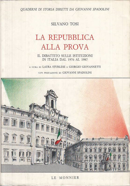 LS- LA REPUBBLICA ALLA PROVA - TOSI - LE MONNIER --- 1990 - BS - YTS187