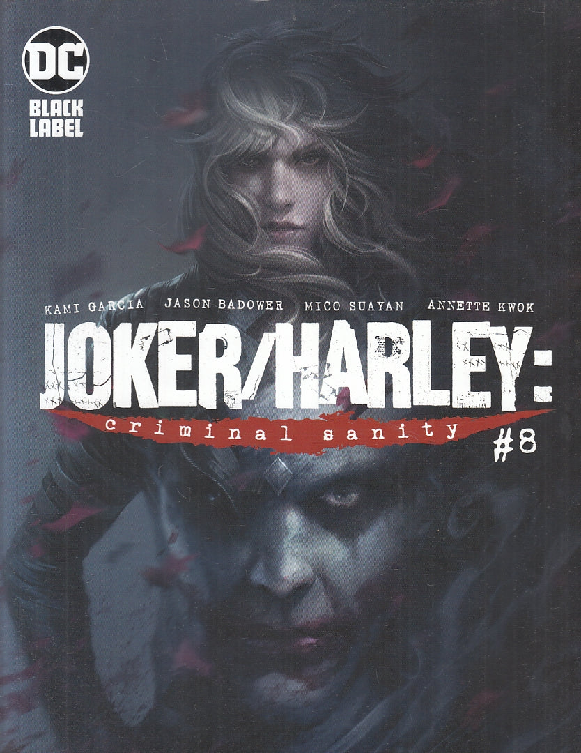 FV- JOKER HARLEY: CRIMINAL SANITY 8 - GARCIA - PANINI DC BLACK LABEL -- B - A23