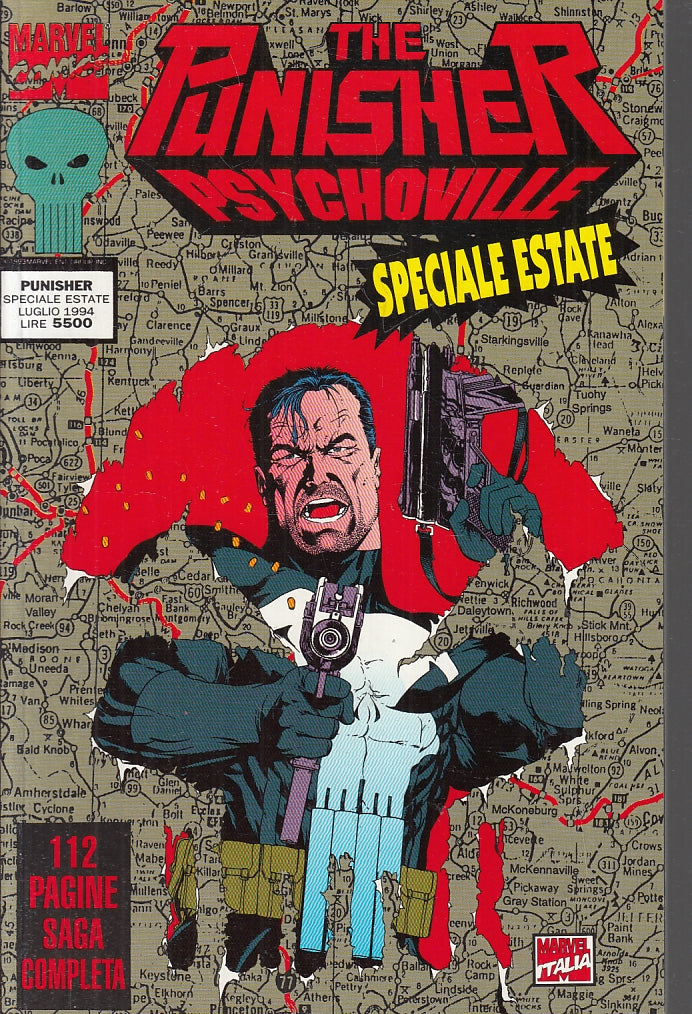 FS- THE PUNISHER PSYCHOVILLE SPECIALE ESTATE -- MARVEL ITALIA --- 1994 - B - A23