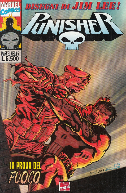 FS- PUNISHER LA PROVA DEL FUOCO - JIM LEE - MARVEL MEGA 5 ITALIA--- 1996- B- A23