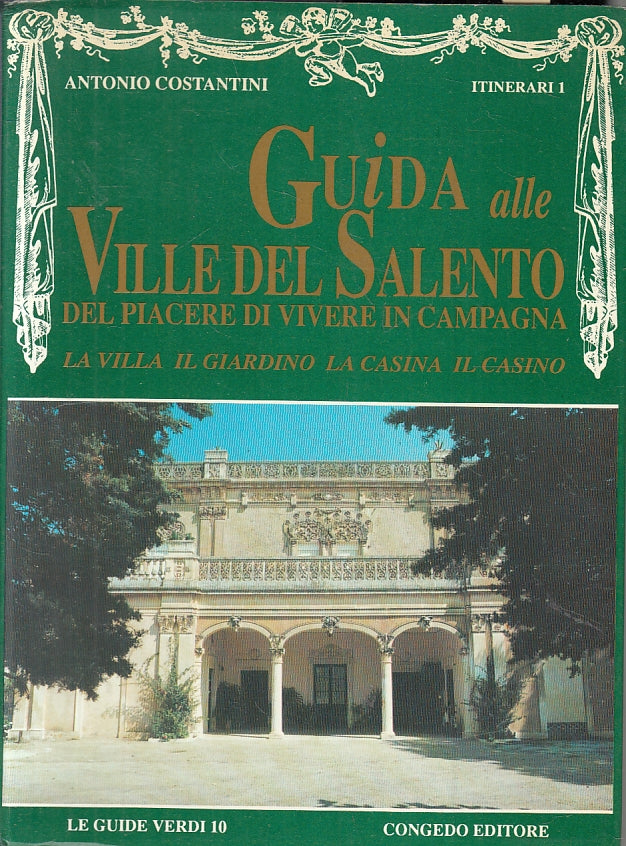 LV- GUIDA ALLE VILLE DEL SALENTO- ANTONIO COSTANTINI- CONGEDO--- 1993- B- ZFS278