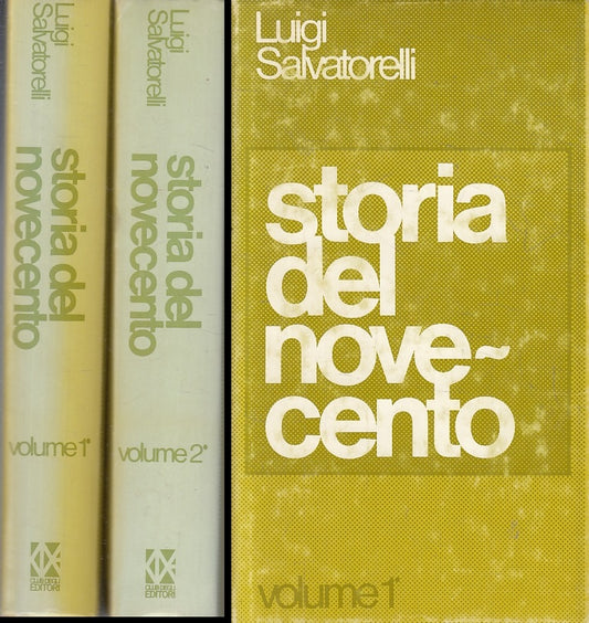 LS- STORIA DEL NOVECENTO 2 VOLUMI- SALVATORELLI- CLUB EDITORI--- 1979- CS-ZFS278