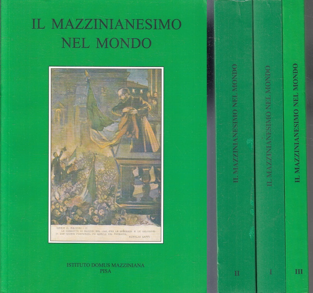 LS- IL MAZZINIANESIMO NEL MONDO 3 VOLUMI - LIMITI - DOMUS MAZZINIANA - B- ZFS435