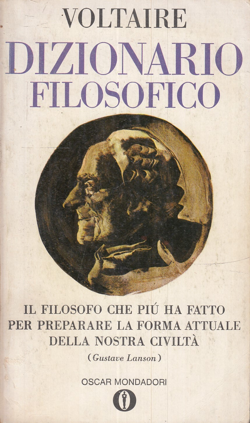 LS- DIZIONARIO FILOSOFICO - VOLTAIRE - MONDADORI ---- B - XFS