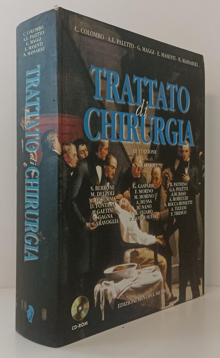 LQ- TRATTATO DI CHIRURGIA CD- COLOMBO PALETTO- MINERVA MEDICA--- 2001- C- ZFS735