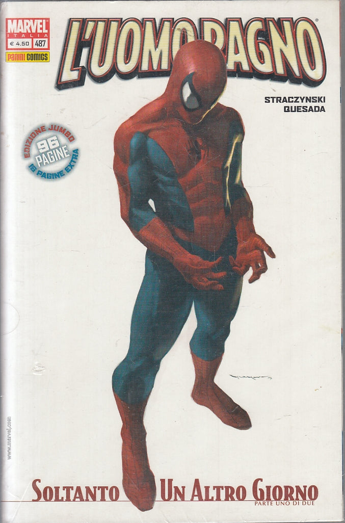 FS- L'UOMO RAGNO 487 EDIZIONE JUMBO -- MARVEL ITALIA - 2008 - S - C23