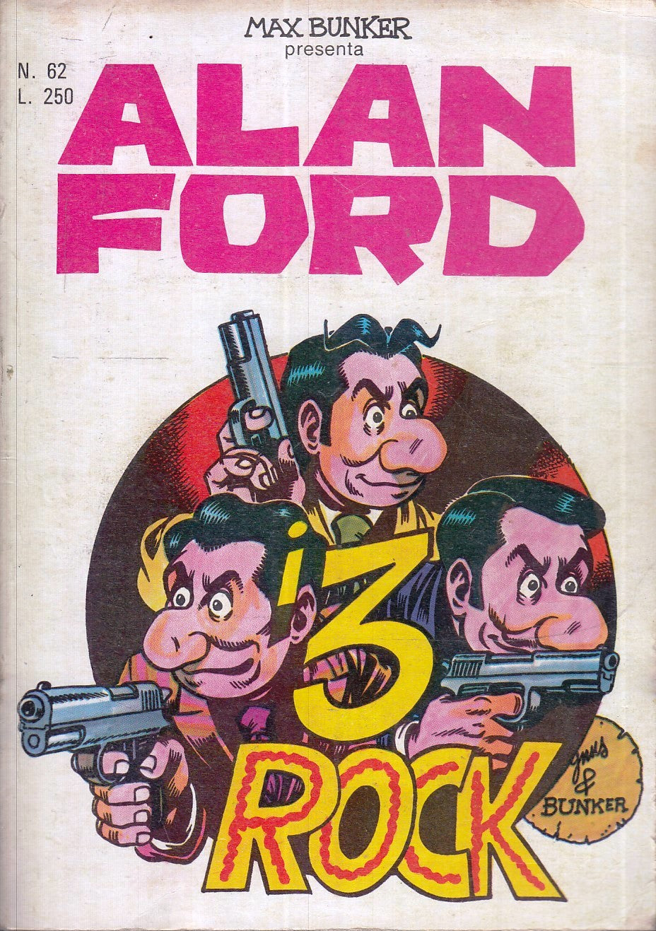 FC- ALAN FORD N.62 ORIGINALE OTTIMO - MAGNUS BUNKER - CORNO - 1974 - B - D23