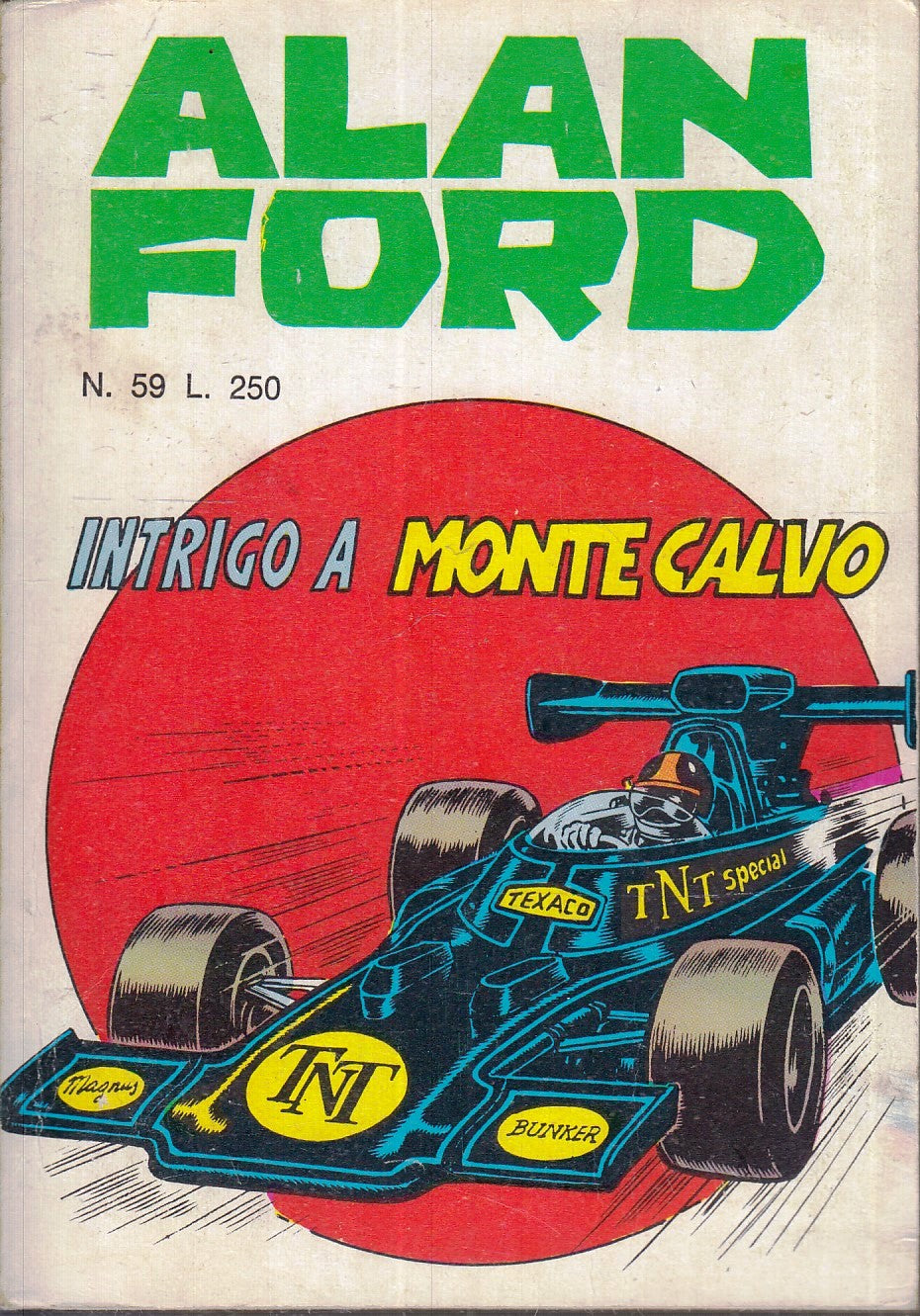 FC- ALAN FORD N.59 ORIGINALE OTTIMO - MAGNUS BUNKER - CORNO - 1974 - B - D23