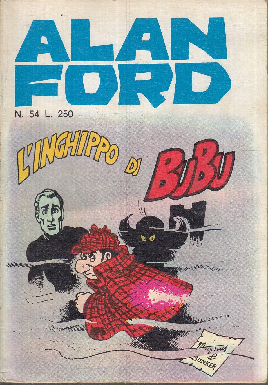FC- ALAN FORD N.54 ORIGINALE OTTIMO - MAGNUS BUNKER - CORNO - 1973 - B - D23