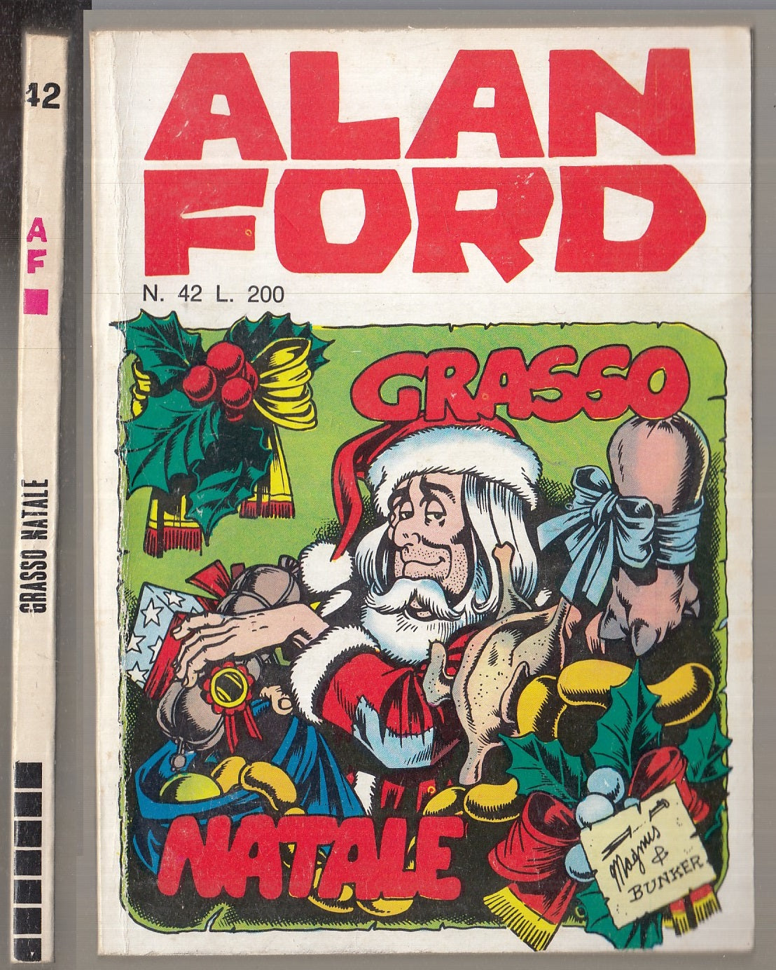 FC- ALAN FORD N.42 ORIGINALE OTTIMO - MAGNUS BUNKER - CORNO - 1972 - B - D23