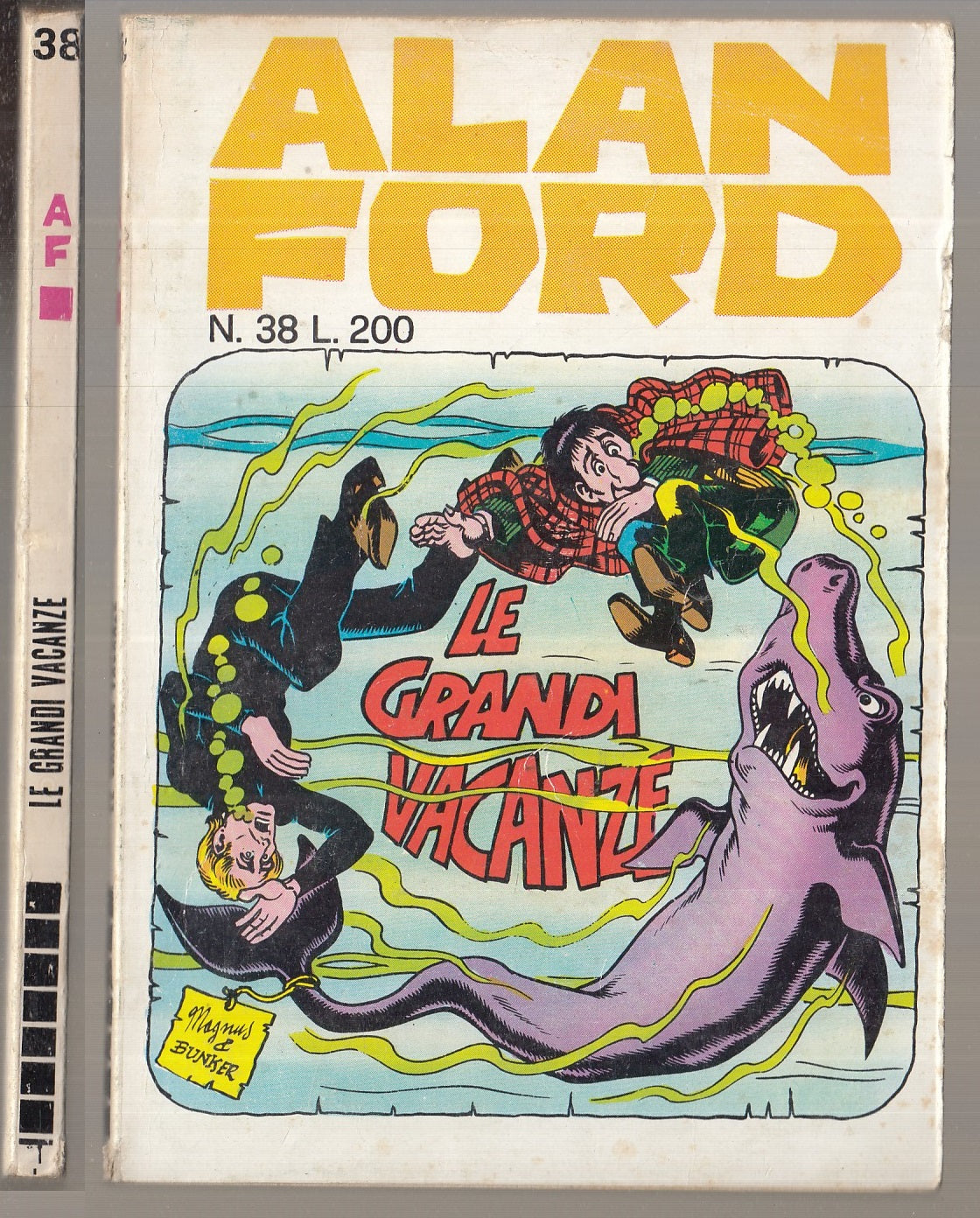 FC- ALAN FORD N.38 ORIGINALE OTTIMO - MAGNUS BUNKER - CORNO - 1972 - B - D23