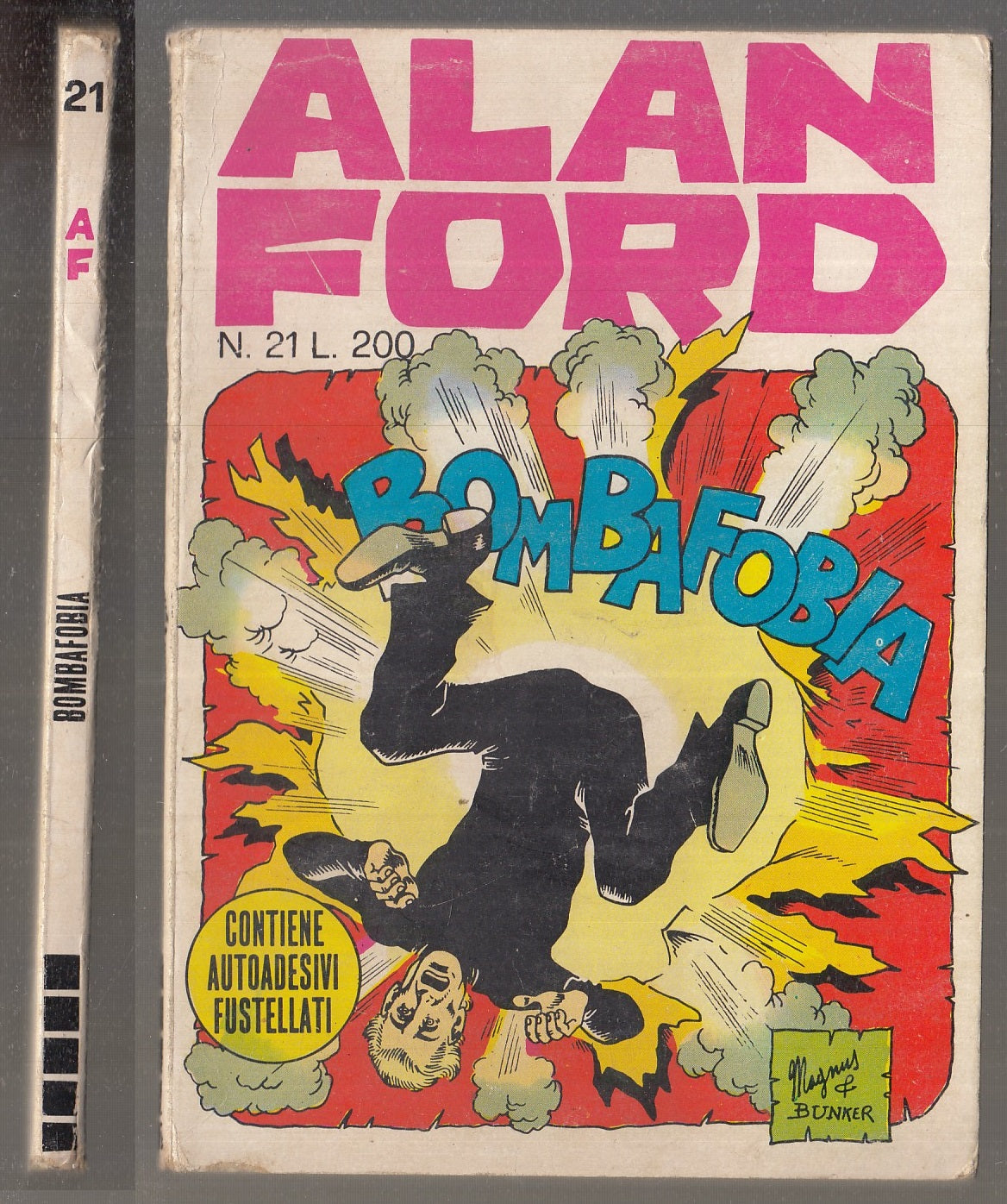 FC- ALAN FORD N.21 ORIGINALE - MAGNUS BUNKER - CORNO - 1971 - B - D23