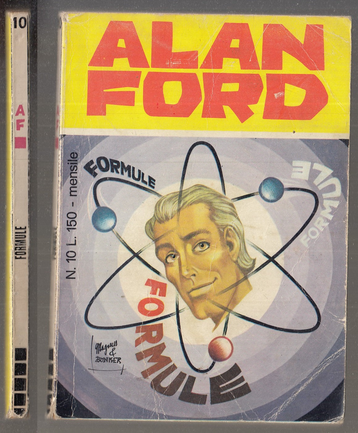 FC- ALAN FORD N.10 ORIGINALE RARO - MAGNUS BUNKER - CORNO - 1970 - B - D23
