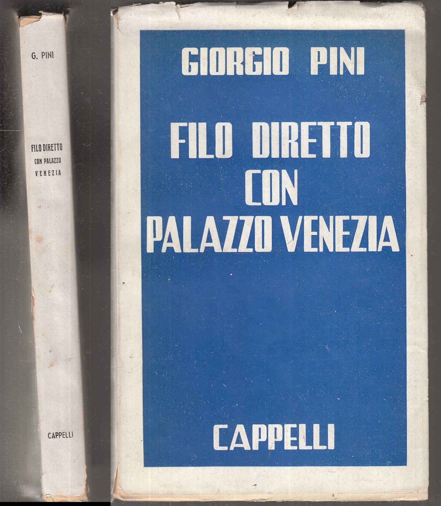 LS- FILO DIRETTO CON PALAZZO VENEZIA- GIORGIO PINI- CAPPELLI--- 1950- BS- XFS145