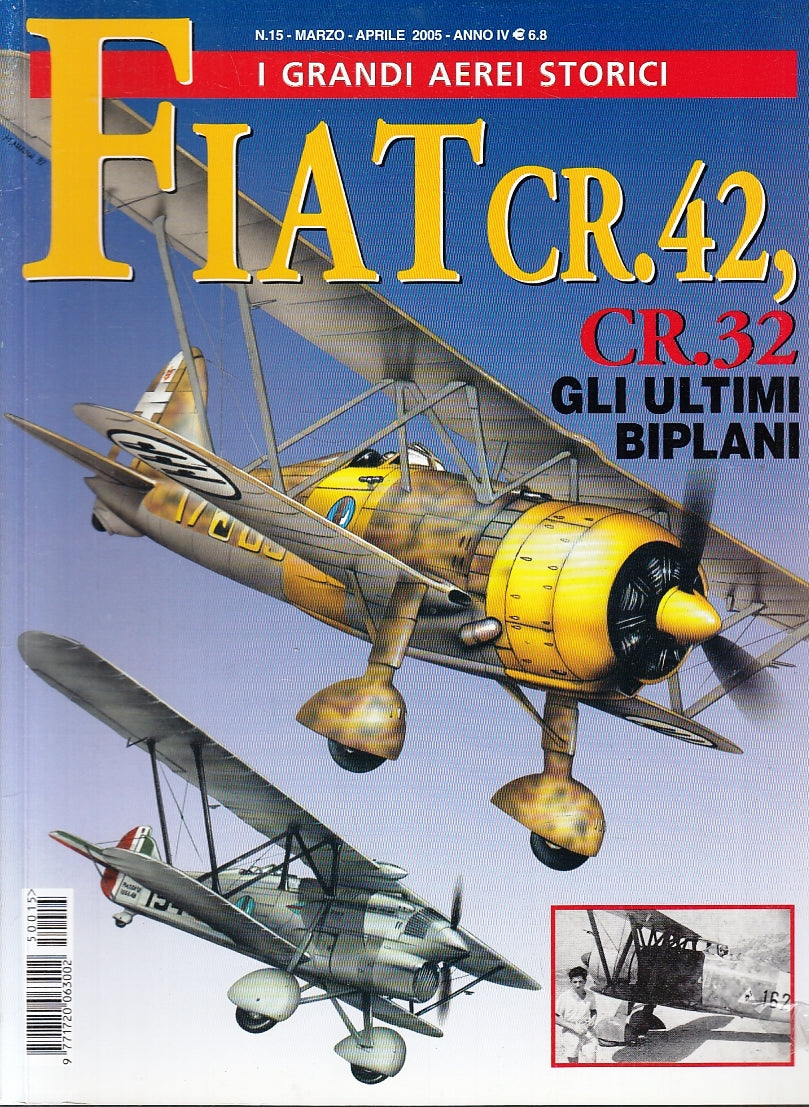 LM- I GRANDI AEREI STORICI N.15 FIAT CR.42 -- DELTA EDITRICE--- 2005- B- ZFS573