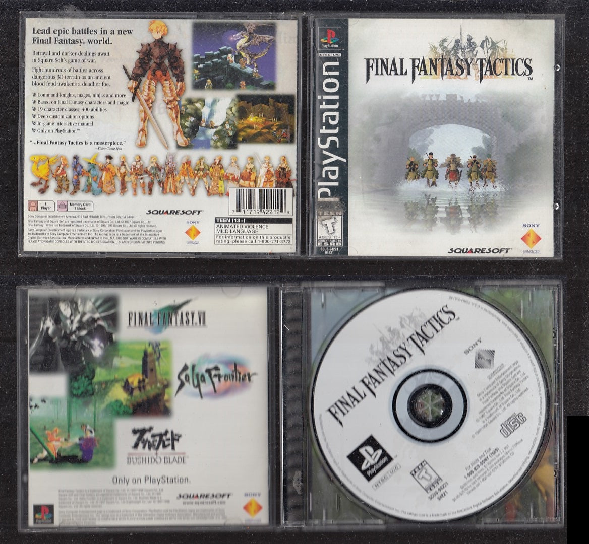 GC- GIOCO PC CD FINAL FANTASY TACTICS - VMX