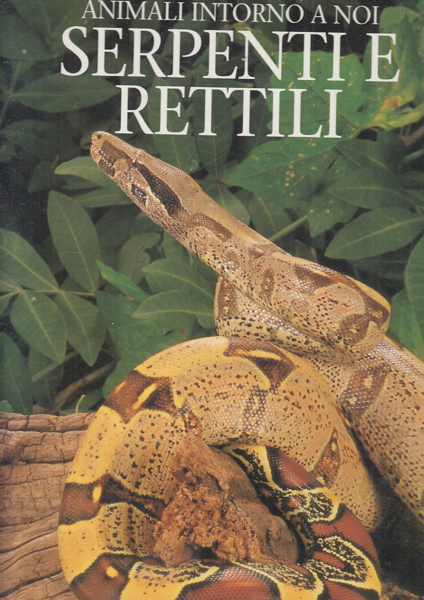 LZ-ANIMALI INTORNO A NOI SERPENTI E RETTILI- CLEAVE- EDICART--- 1994- CS- YFS931