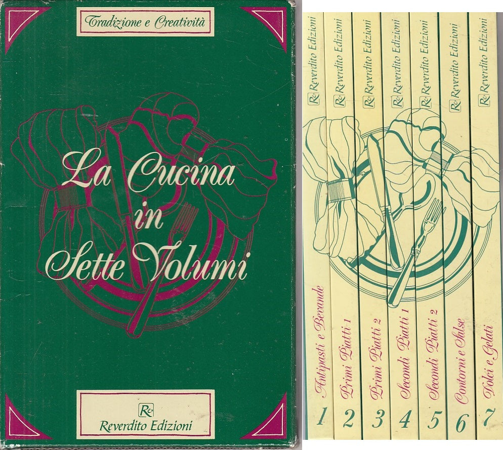 LK- LA CUCINA IN SETTE VOLUMI - REVERDITO - TRADIZIONE --- 1992 - C - ZFS633