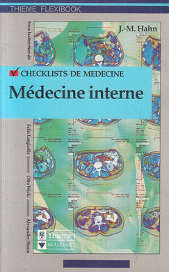 LQ- CHECKLISTS DE MEDICINE INTERNE - HAHN - THIEME FLEXIBOOK --- 1998- B- ZFS273