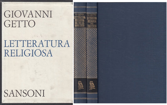 LS- LETTERATURA RELIGIOSA DEL TRECENTO - GETTO - SANSONI --- 1967 - C - ZFS478