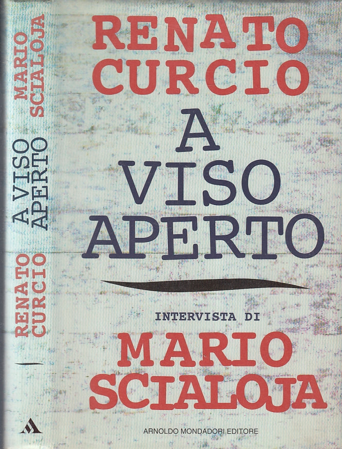 LS- A VISO APERTO MARIO SCIALOJA - RENATO CURCIO - MONDADORI--- 1993- CS- XFS119