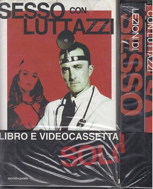 LZ- SESSO CON LUTTAZZI LIBRO VIDEOCASSETTA ADULTI-- MONDADORI--- 1998- B- YDS590