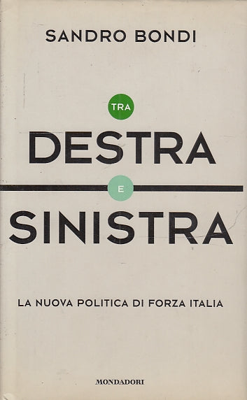 LS- TRA DESTRA E SINISTRA FORZA ITALIA - BONDI - MONDADORI --- 2004- CS- ZFS397
