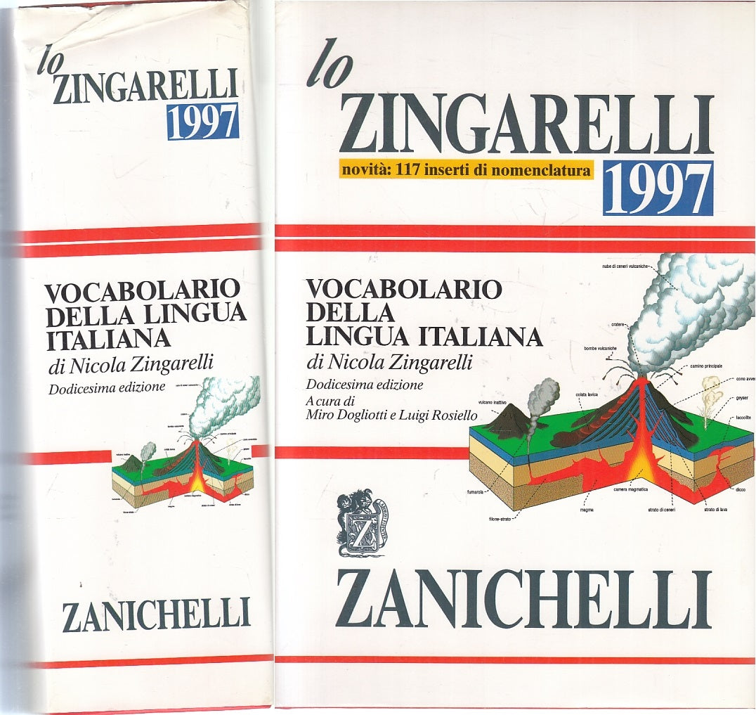 LZ- VOCABOLARIO DELLA LINGUA ITALIANA- ZINGARELLI- ZANICHELLI--- 1997- CS- ZFS69