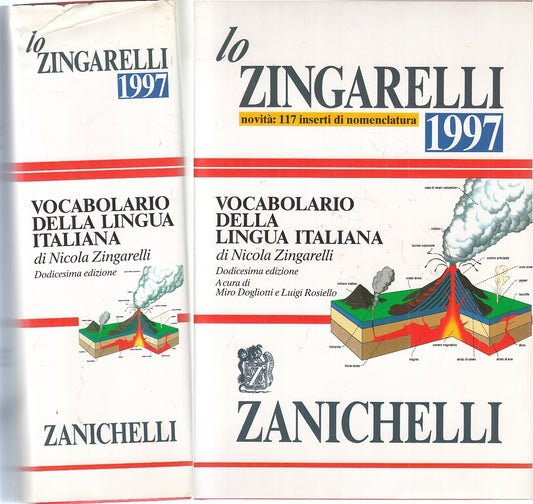 LZ- VOCABOLARIO DELLA LINGUA ITALIANA- ZINGARELLI- ZANICHELLI--- 1997- CS- ZFS69