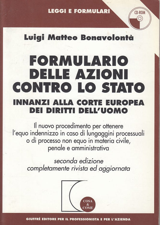 LZ- FORMULARIO DELLE AZIONI CONTRO LO STATO -- GIUFFRE' --- 2000 - B - ZDS408