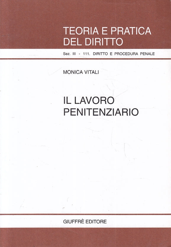 LZ- TEORIA PRATICA DIRITTO 111 LAVORO PENITENZIARIO-- GIUFFRE'--- 2001- B-ZFS247