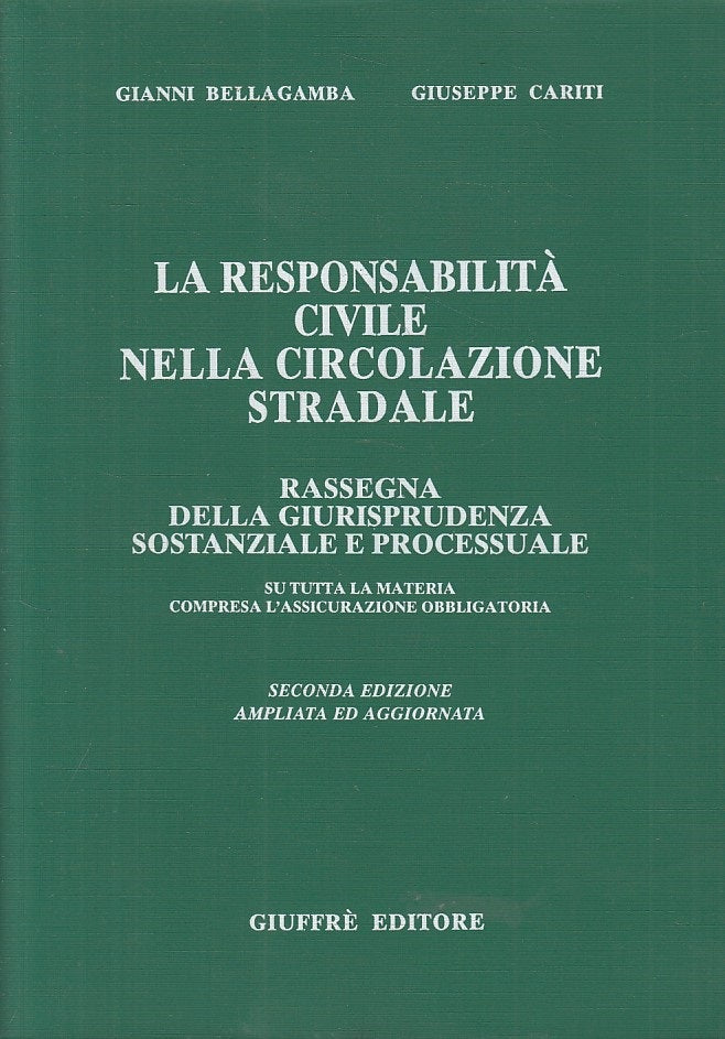 LZ- RESPONSABILITA' CIVILE CIRCOLAZIONE STRADALE-- GIUFFRE'--- 2001 - B - ZFS101