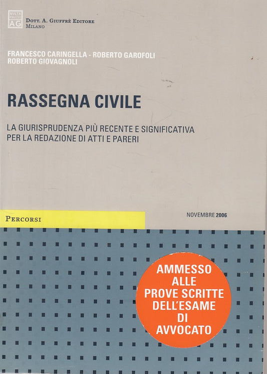 LZ- RASSEGNA CIVILE GIURISPRUDENZA RECENTE -- GIUFFRE' --- 2006 - B - YDS475