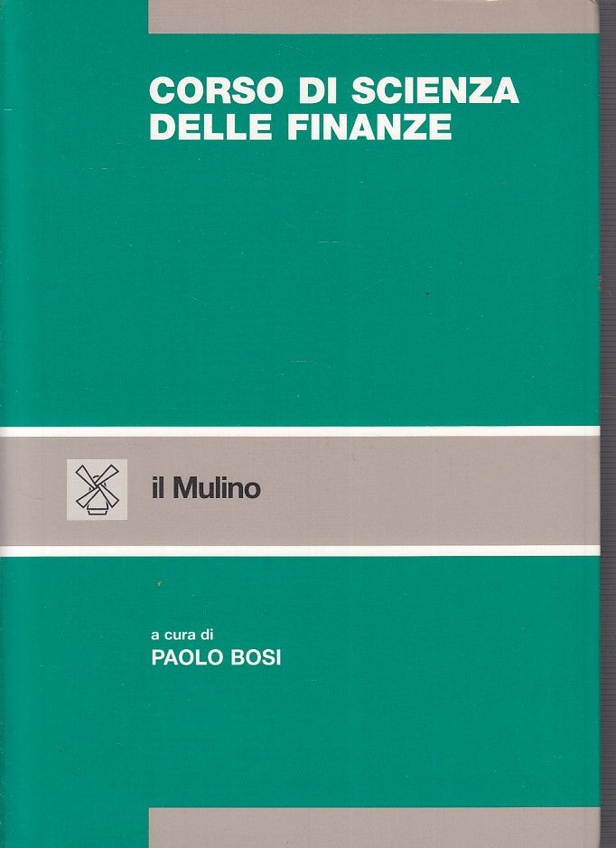 LZ- CORSO DI SCIENZA DELLE FINANZE - BOSSI - MULINO --- 1996 - B - ZFS13