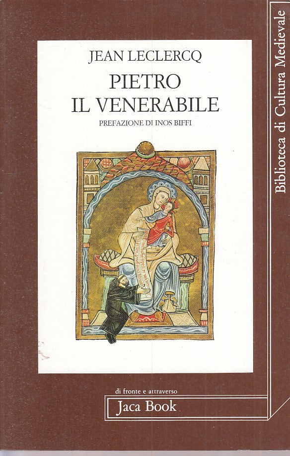 LZ- PIETRO IL VENERABILE - JEAN LECLERCQ - JACA BOOK --- 1991 - B - ZFS525